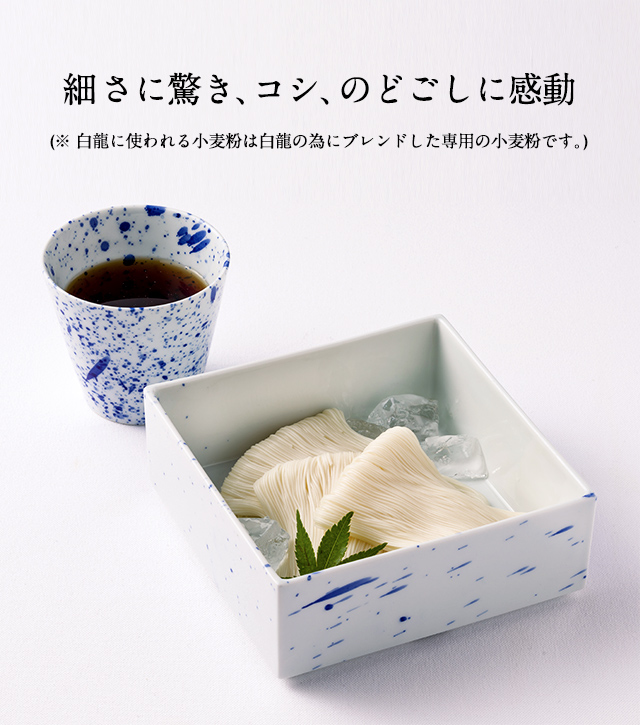 極細そうめん白龍 つゆ付｜ギフト・贈答用｜三輪山本公式通販